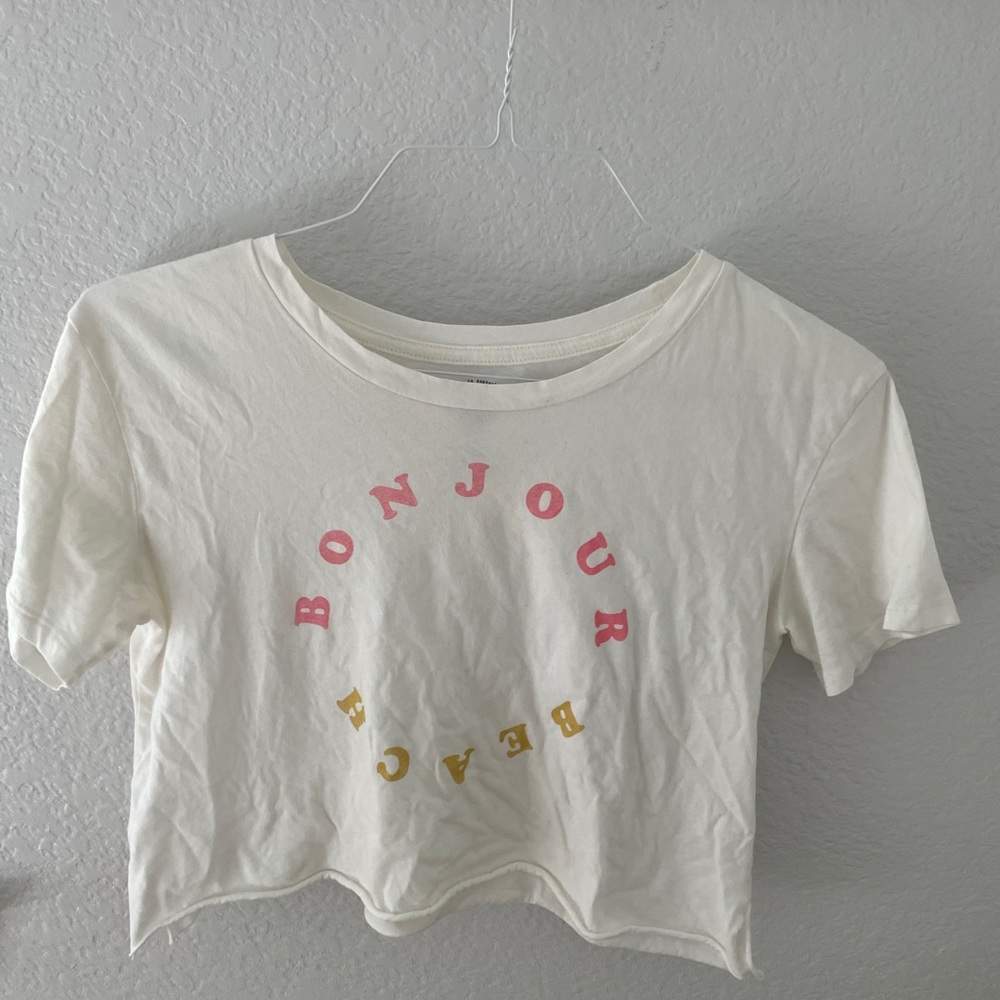 Billabong crop graphic tee